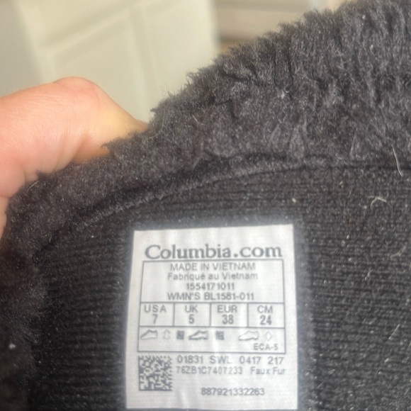 Columbia Women's Ice Maiden II Snow Boots size 7 black waterproof insulated - Picture 5 of 12